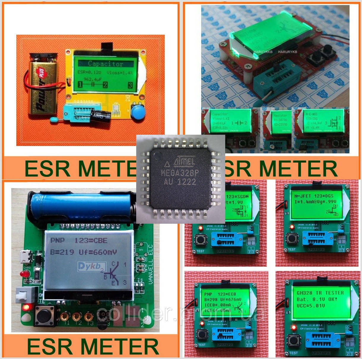 ATmega328P Для тестера ESR LCR-T3/T4, M328, MG328 та інших