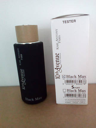 Туалетна вода TESTER 10Avenue Black Max M100, фото 3