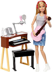 Ігровий набір Барбі з гітарою та піаніно блондинка/Barbie Girls Music Blonde Activity Playset