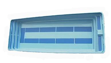 Бассейн "ВИКТОРИЯ" 10,4 х 4,10 х 1-1,6м (с перепадом глубины). Базовый цвет - голубой. - фото 1 - id-p529749452
