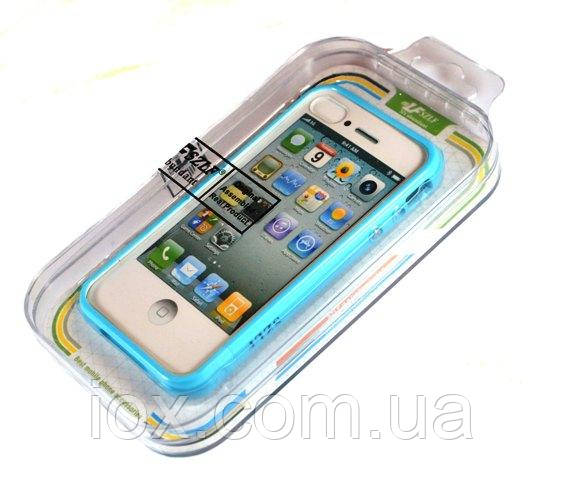 Пластиковий бампер "LFszlf" для Iphone 4/4S Різні кольори
