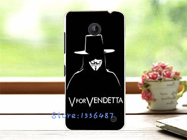 Чохол бампер силіконовий для Microsoft Lumia 630 635 з картинкою Vendetta