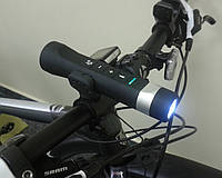 Портативная колонка-фонарь 6в1 для велосипеда. Велофонарь с колонкой и Power Bank