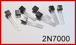 2N7000, польовий транзистор, MOSFET.