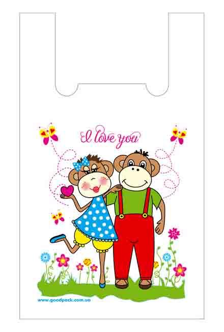 Пакети майка 30*50 I love you, GoodPack