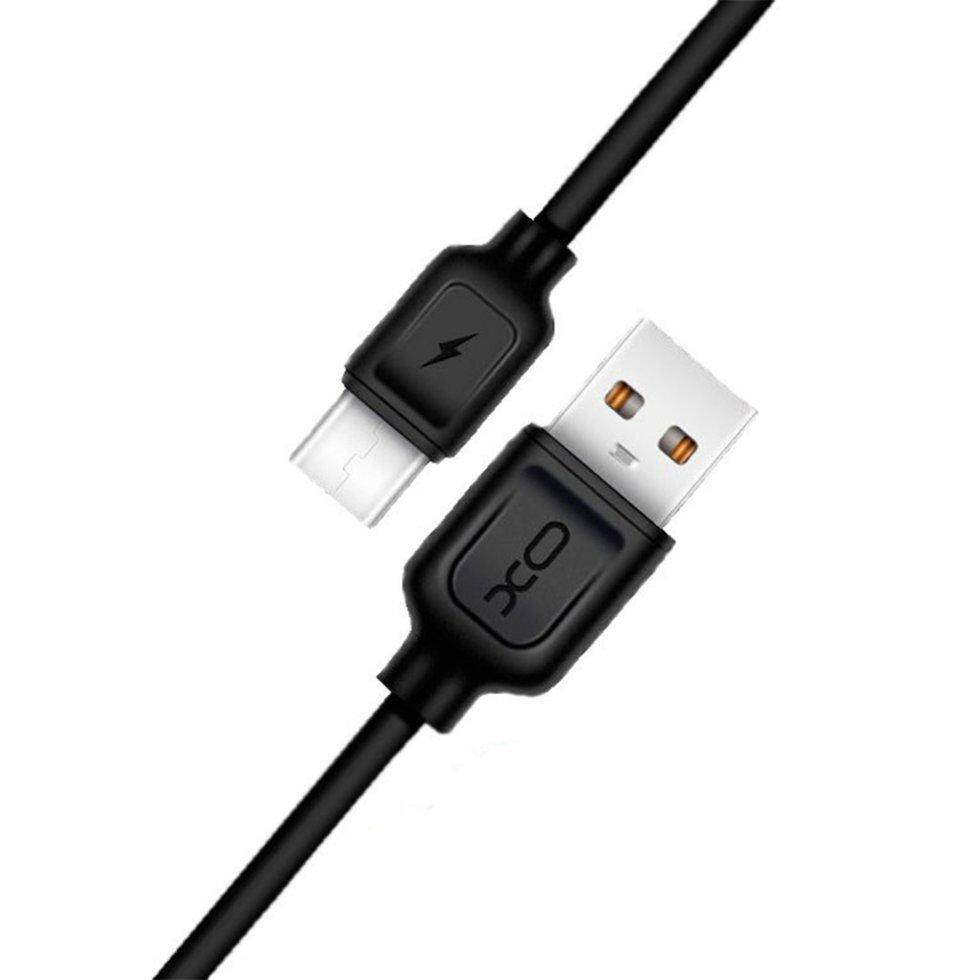 

Кабель Usb Micro USB XO NB36 2.1A 1m (круглый) Black, Черный