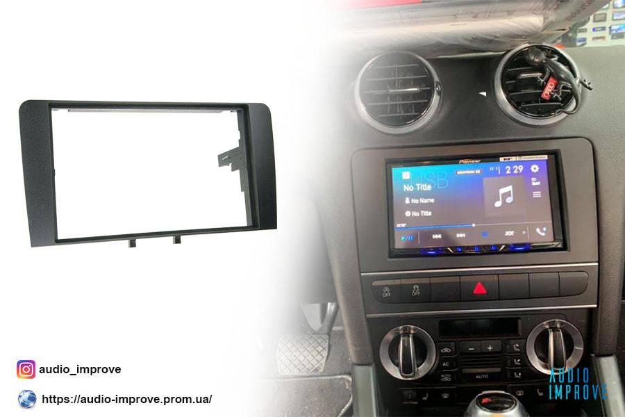 

Перехідна рамка 2 din Audi A3 (8P) 2003-2013 переходная рамка