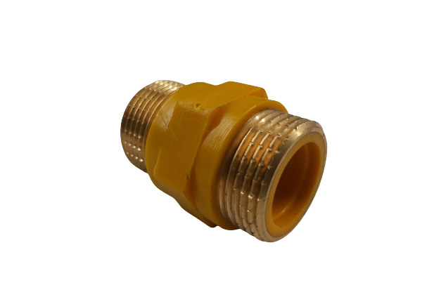 

Вставка муфта диэлектрическая для газа 3/4" нн, Желтый