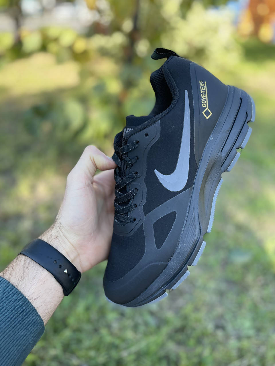 

Мужские водонепроницаемые кроссовки Nike Relentless Gor Tex, Черный