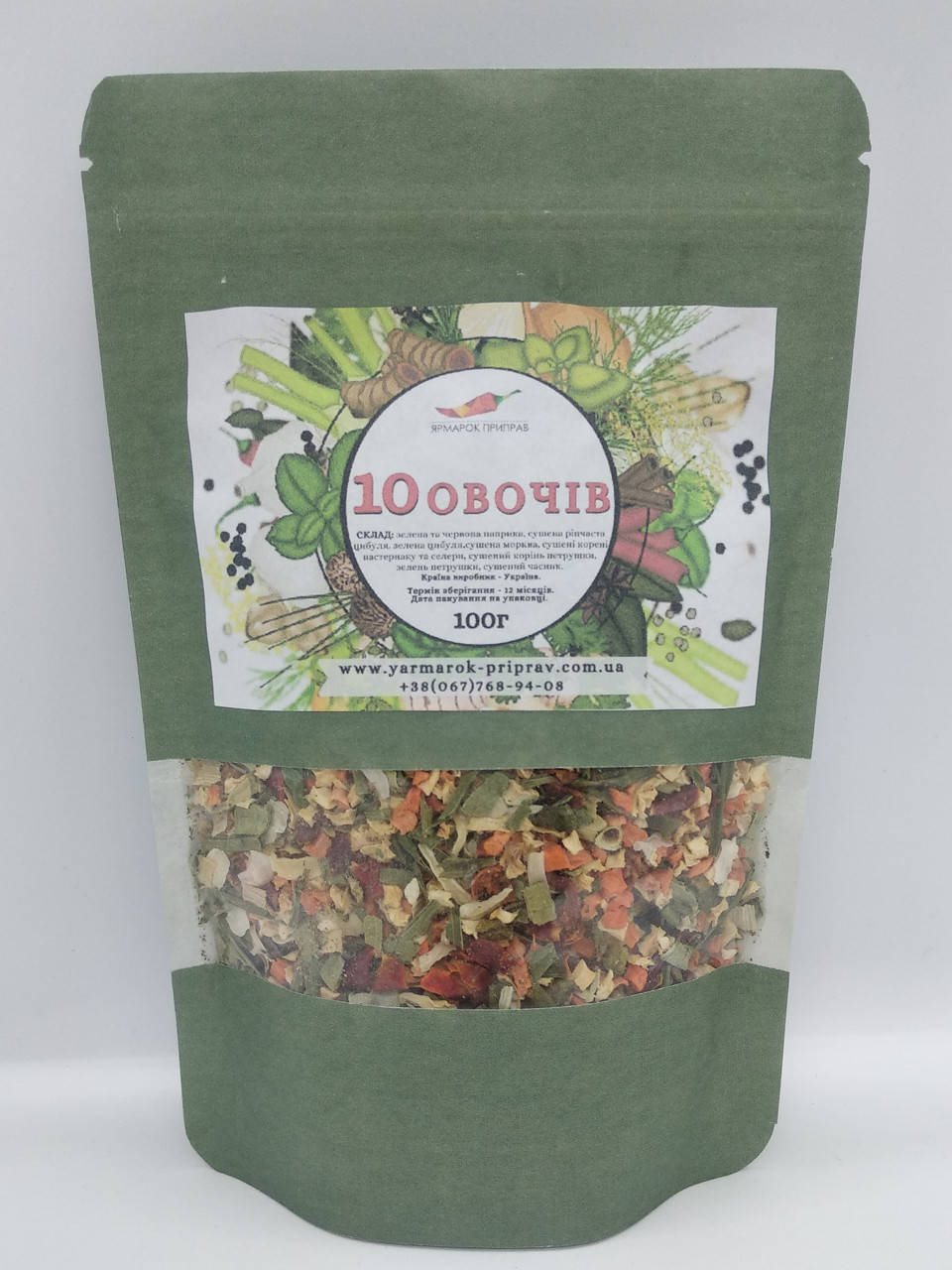 

Смесь овощей 100г