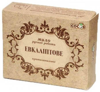 

Мыло ручной работы Cocos Эвкалиптовое противовоспальтельное 100 г