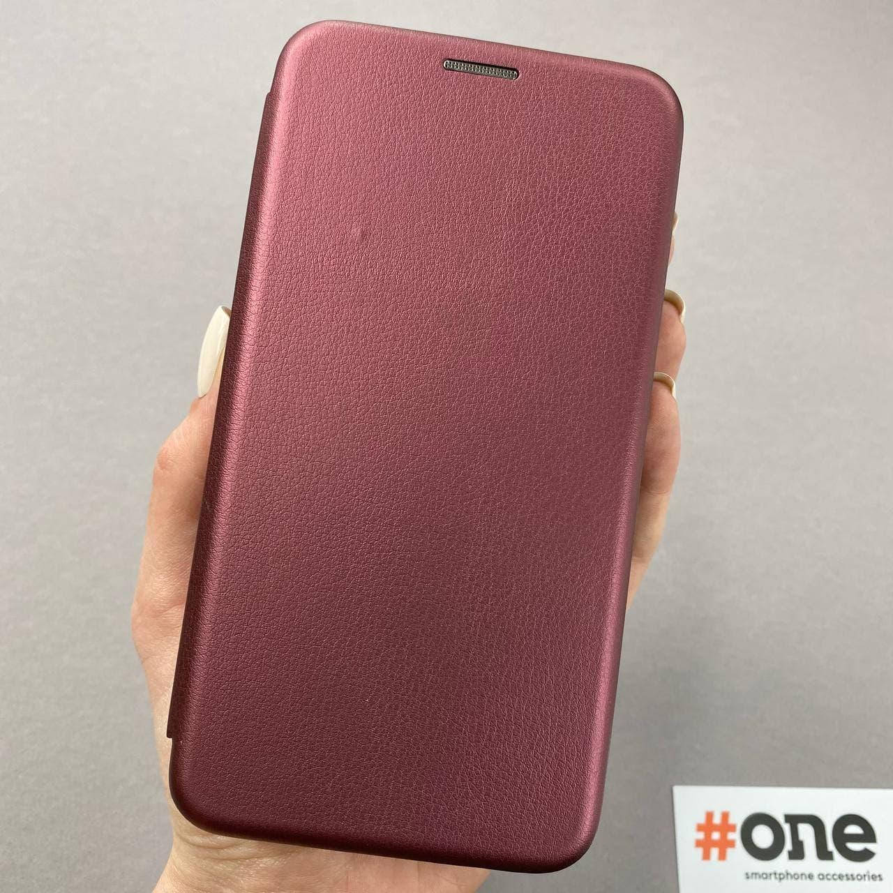 

Чехол-книга для Huawei Y5 2017 с магнитом с подставкой карманом книжка на телефон хуавей у5 бордовая STN, Бордовый