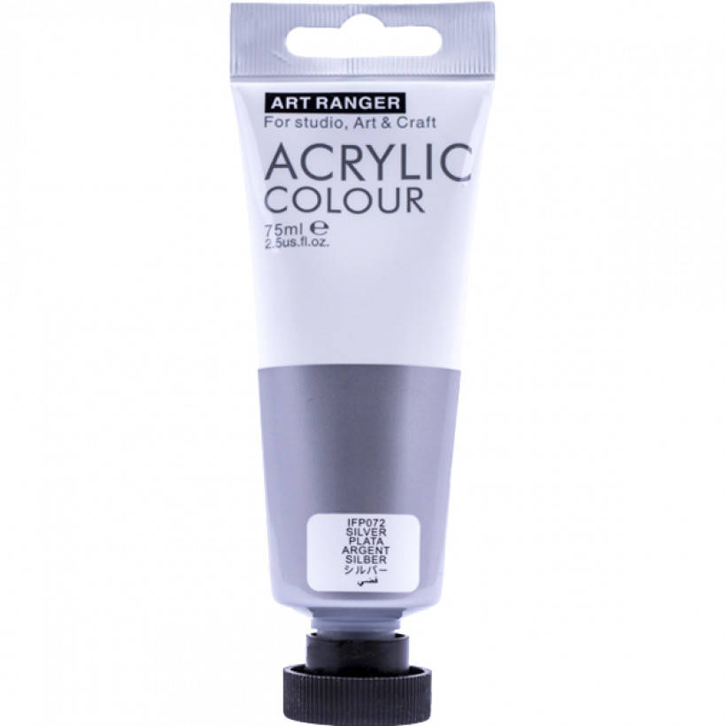 

Художественная акриловая краска Art Ranger Acrylic 072 Silver (серебро)