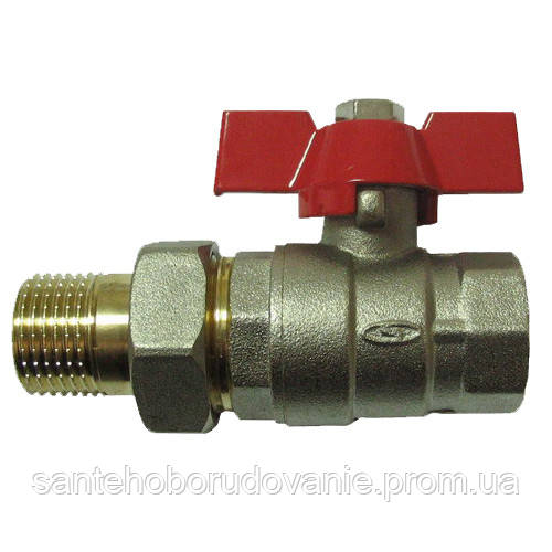 Кран кульовий з американкою 1/2"