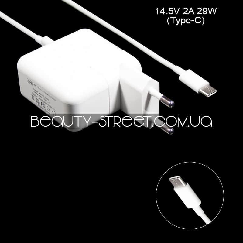 Блок живлення для ноутбука Apple MacBook 14.5 V 2A 29W USB Type-C (A+)