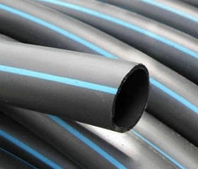 Труба поліетиленова чорн/син PN 10 75