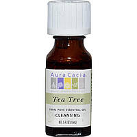 Aura Cacia, Ефірна олія чайного дерева, .5 рідких унцій (15 мл)