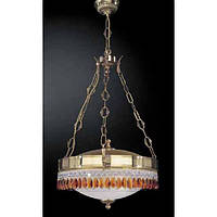 Люстра RECCAGNI ANGELO L 6111/3 золото/serigrafia/topaz