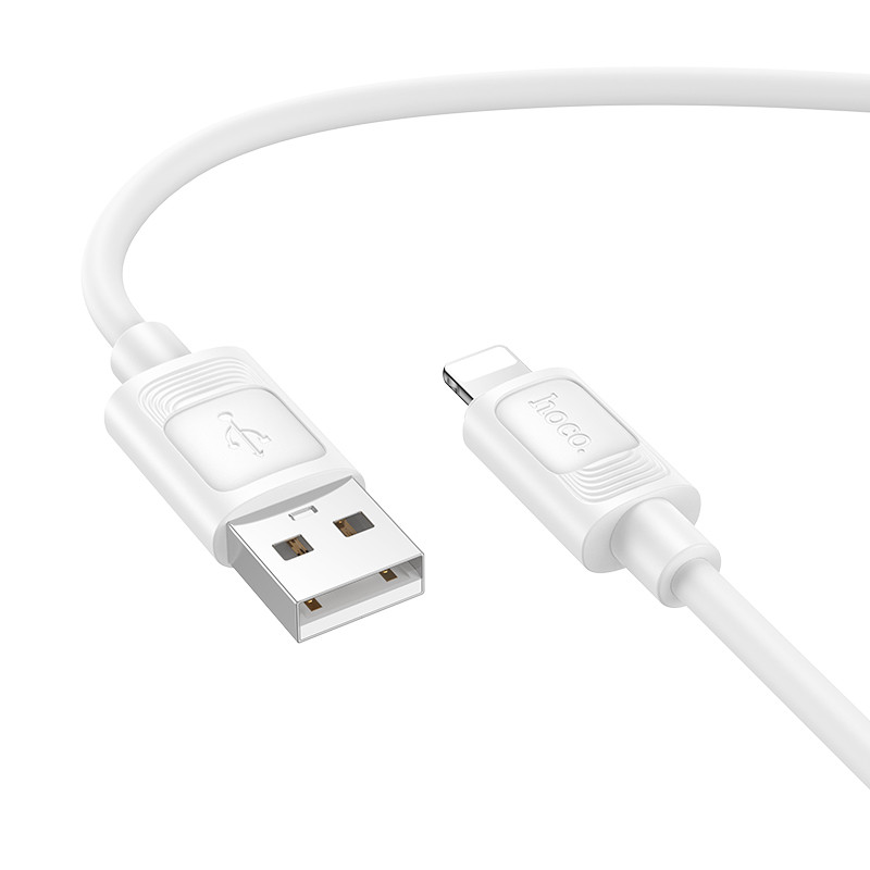 USB Кабель HOCO X122 USB - Lightning (1М) (30pc) ( белый), фото 1