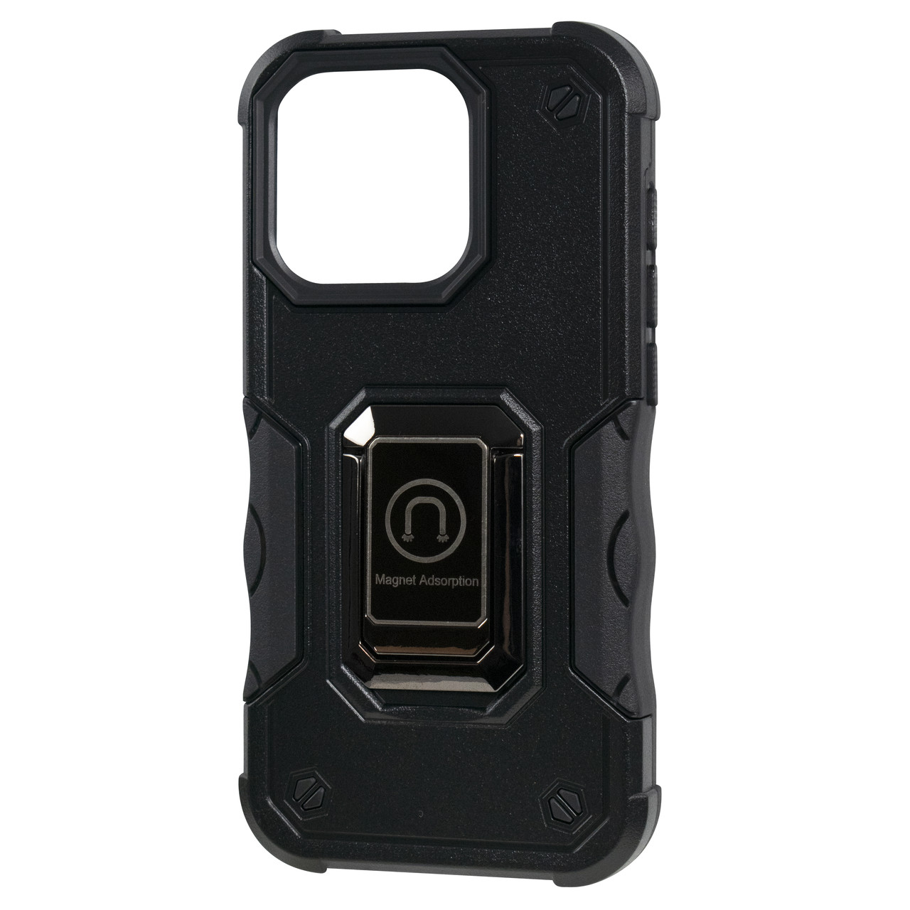 Armor Magnet Ring case iPhone 15 Pro Max Black, фото 1