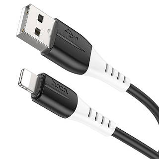 Кабель Hoco X82 iP silicone charging data cable Black