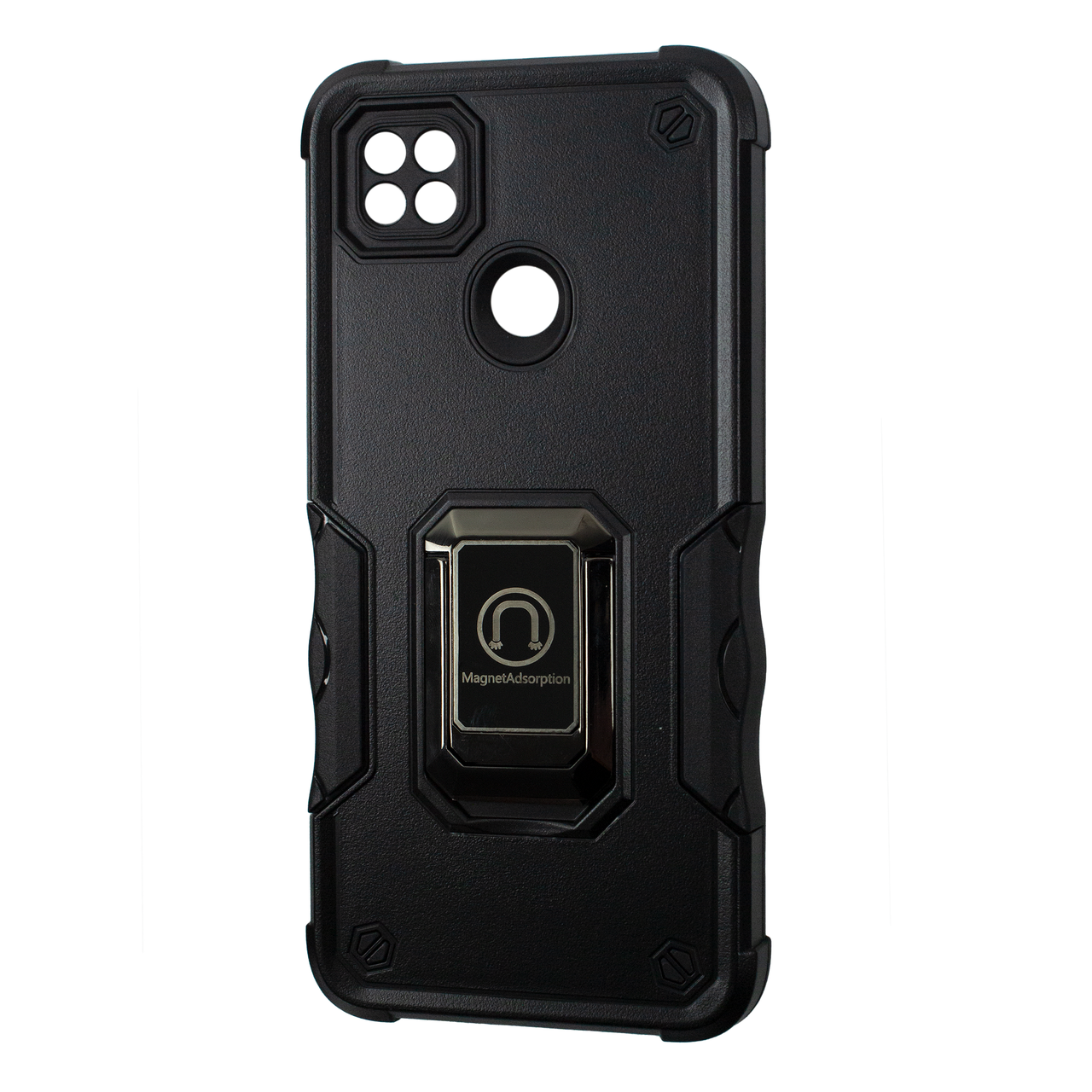 Armor Magnet Ring case Xiaomi Redmi 9C/10А Black, фото 1