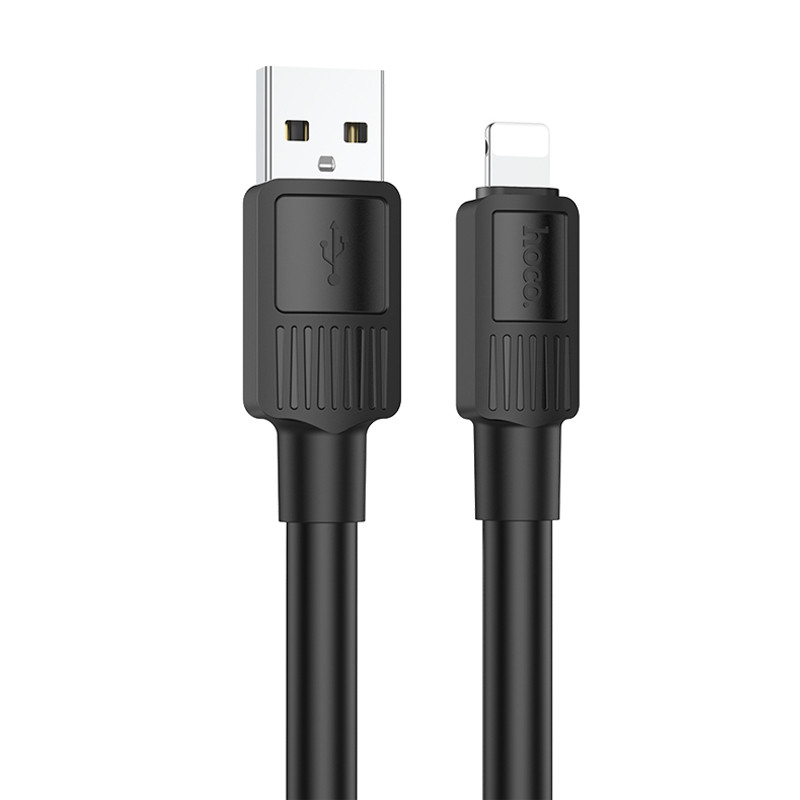 Кабель Hoco X84 iP Solid charging data cable Black, фото 1