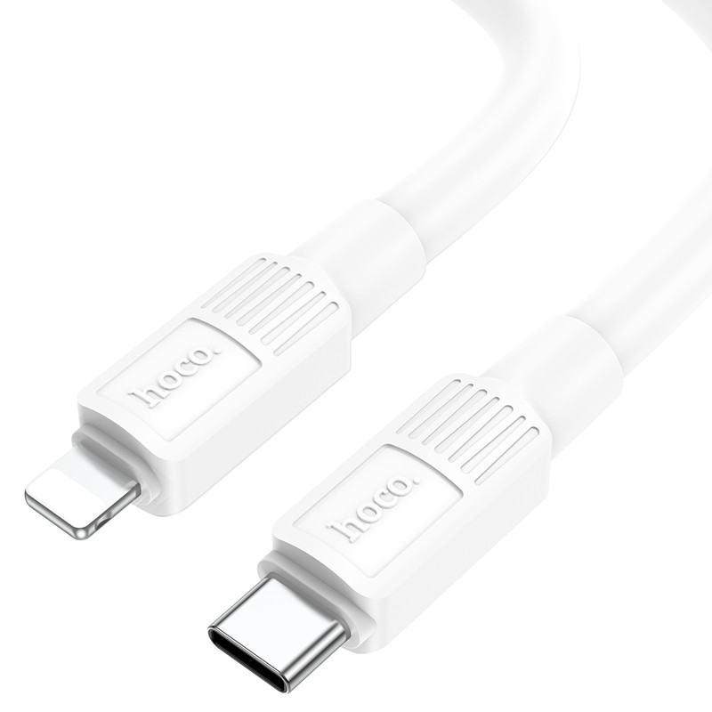 Кабель Hoco X84 iP Solid PD charging data cable White, фото 1