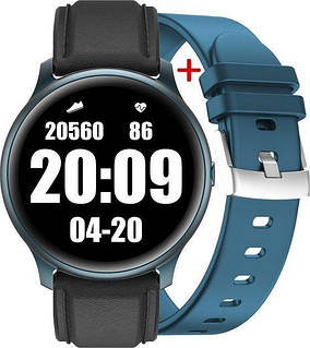 Смарт-час Gino Rossi ZG309D, черные, AMOLED 1.2″