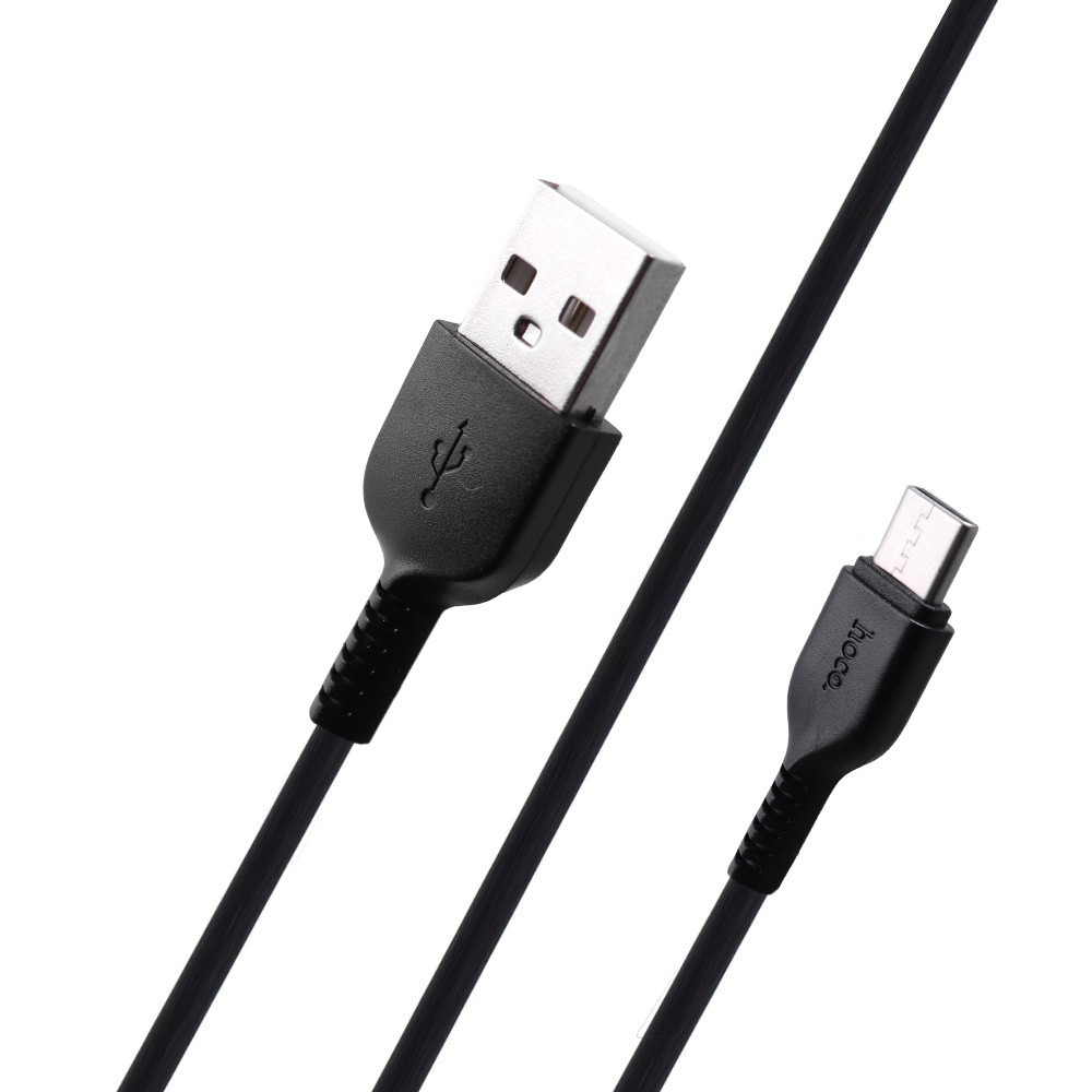 Кабель USB-C 2 А (1 м) — Hoco X13 — Black, фото 1