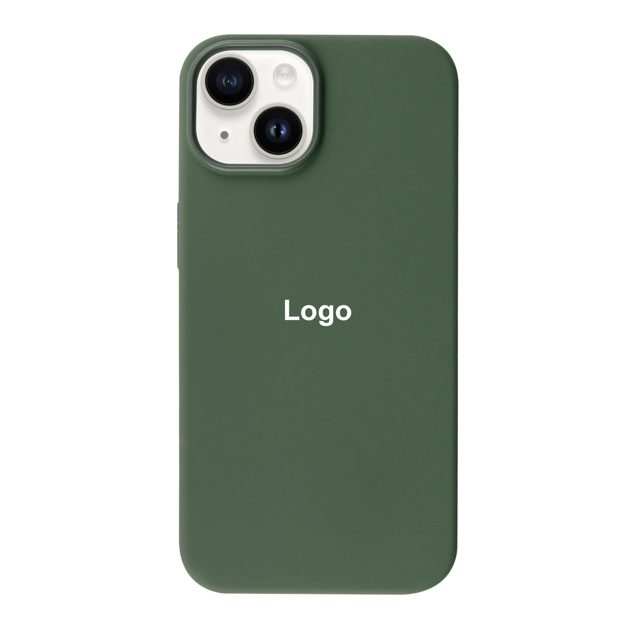 Silicone Case with MagSafe iPhone 14 10 - Olive, фото 1