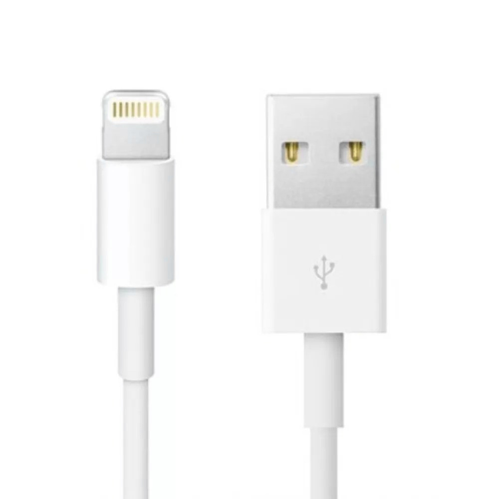Lightning to USB cable with packing (1m) HC White, фото 1