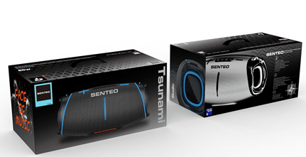 Колонки Senteo Bluetooth speakers STUDIO TSUNAMI 80W - Black