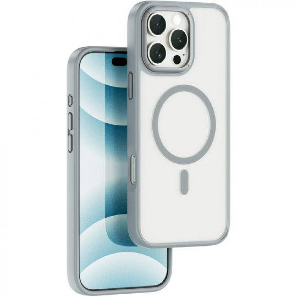Чохол Armor Pro з MagSafe FGG-012 — iPhone 16 Pro Max — Grey, фото 1
