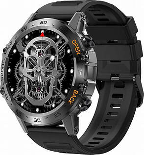 Смарт-годинник Gravity GT9-1 Чорний, 1.39 дюйма, Bluetooth