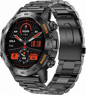 Смарт-час Gravity GT9-2, черные, 1.39 дюйма, Bluetooth