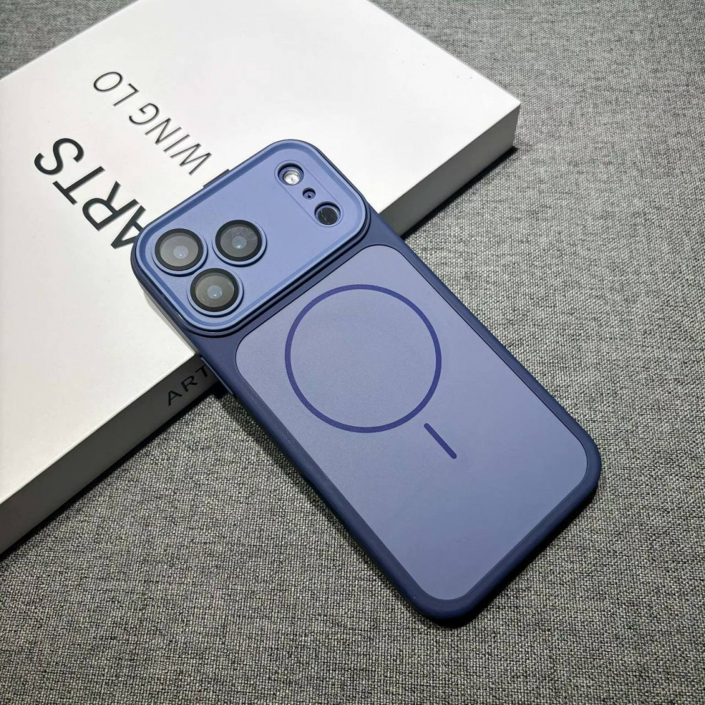 Full камери Armor чохол з MagSafe — iPhone 16 Pro — Dark Blue, фото 1