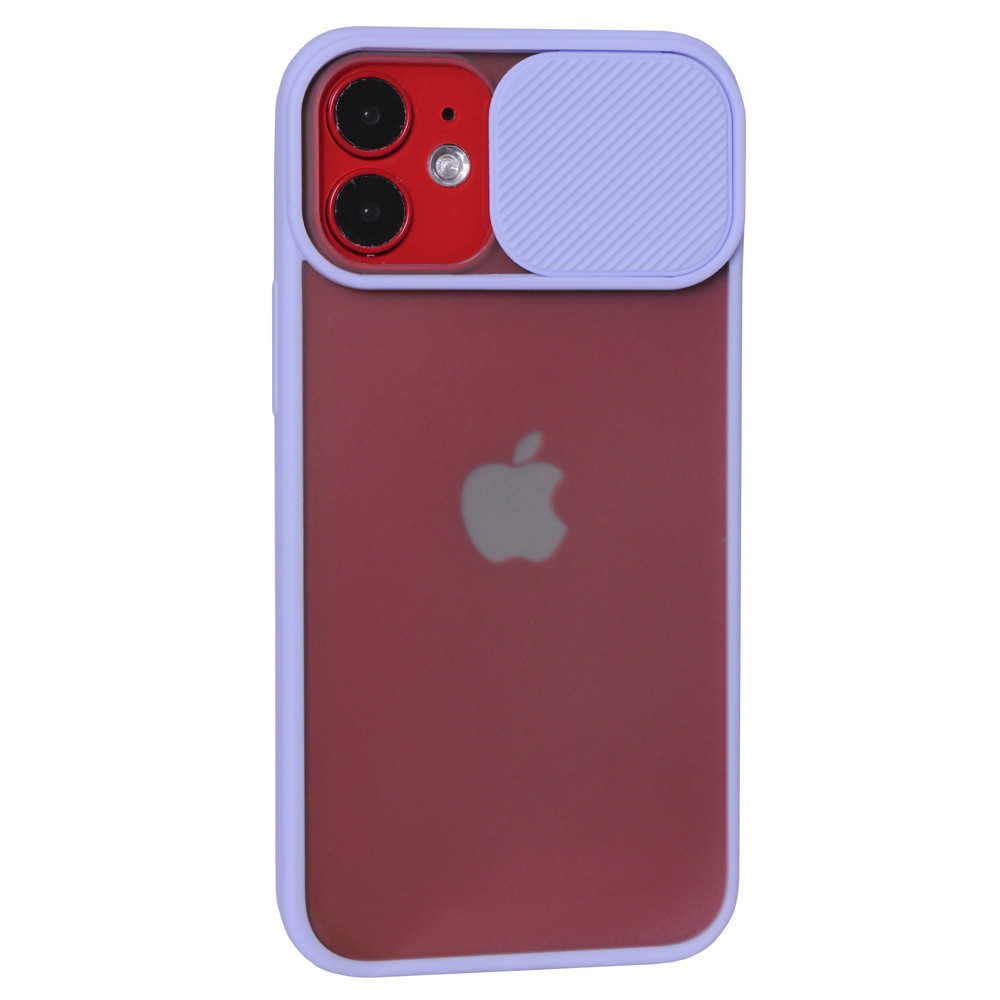 Security camera TPU Plastic Case iPhone 12 Mini 5.4" — Lavender, фото 1
