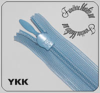 Блискавка потайна YKK 60 см No546 блакитного кольору