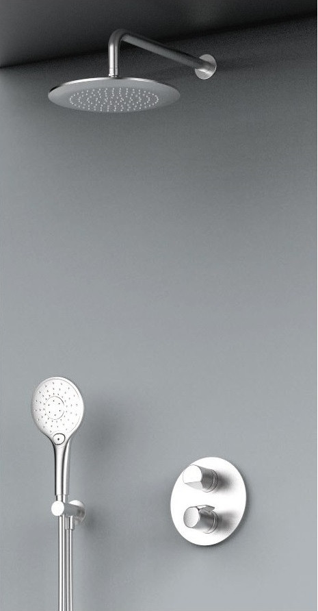 душова система зі змішувачем і верхнім душем