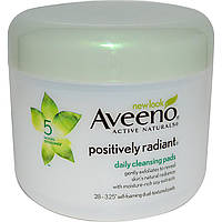 Aveeno, Active Naturals, Positively Radiant Cleansing Pads, 28ct