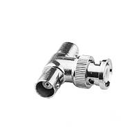 Перехідник штекер BNC - 2 гнізда BNC