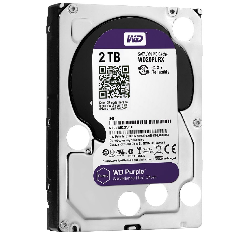 Жорсткий диск WD Purple WD20PURX 3,5 2TB