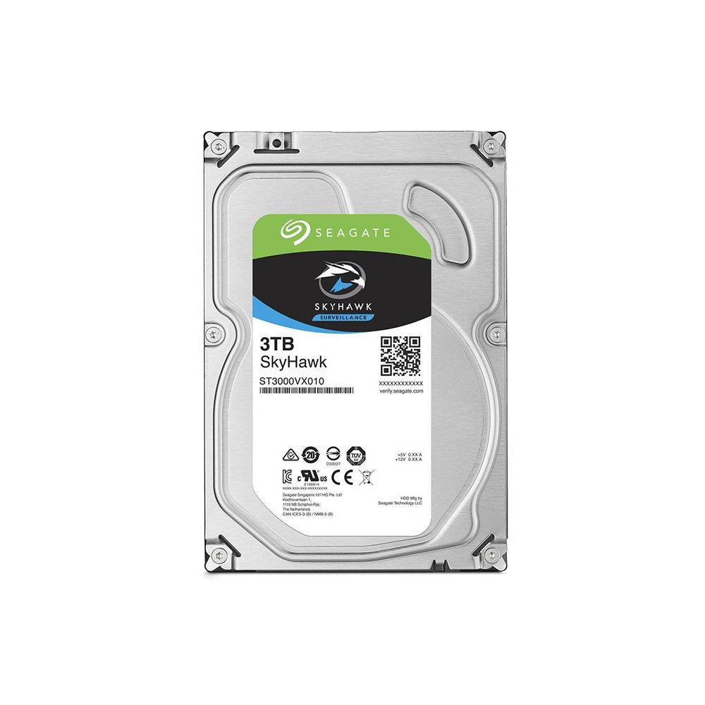 Жесткий диск 3.5 Seagate SkyHawk HDD 3TB 5900rpm 64MB ST3000VX010 SATAIII