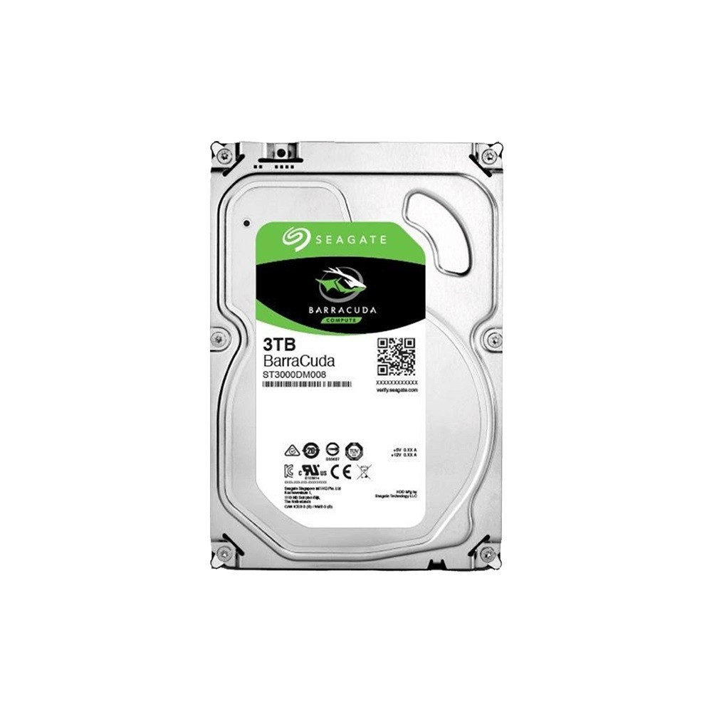 Жорсткий диск 3.5 Seagate BarraCuda HDD 3TB 7200rpm 64MB ST3000DM008 SATA III