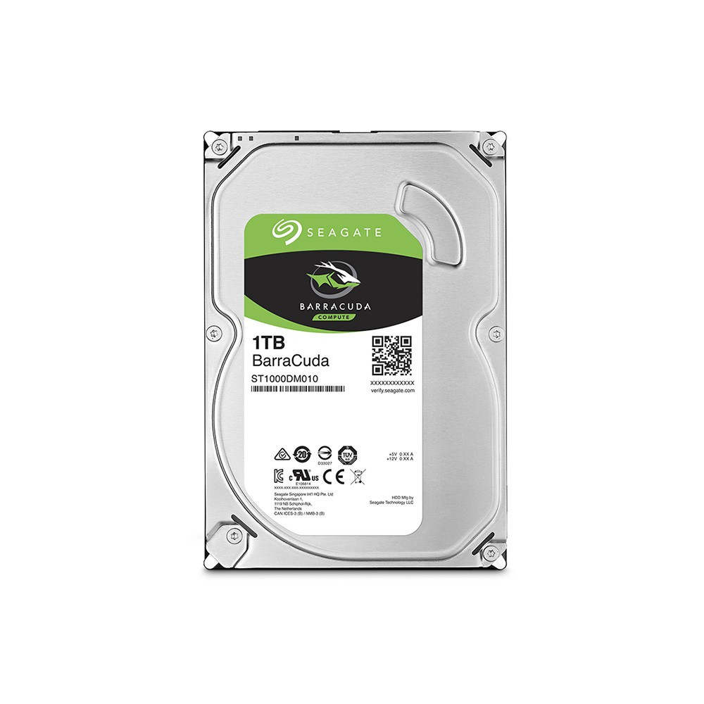 Жорсткий диск 3.5 HDD Seagate BarraCuda 1TB 7200rpm 64MB ST1000DM010 SATA III