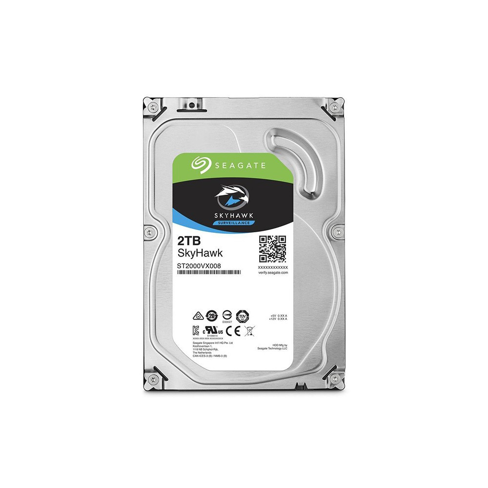 Жорсткий диск Seagate 3.5 SkyHawk HDD 2TB 5900rpm 64MB SATAIII ST2000VX008