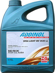 Олива моторна ADDINOL GIGA LIGHT MV 0530 (5W-30) 5 L