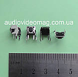 Кнопка тактова 2 pin 6х6х5 мм, бічна, фото 3
