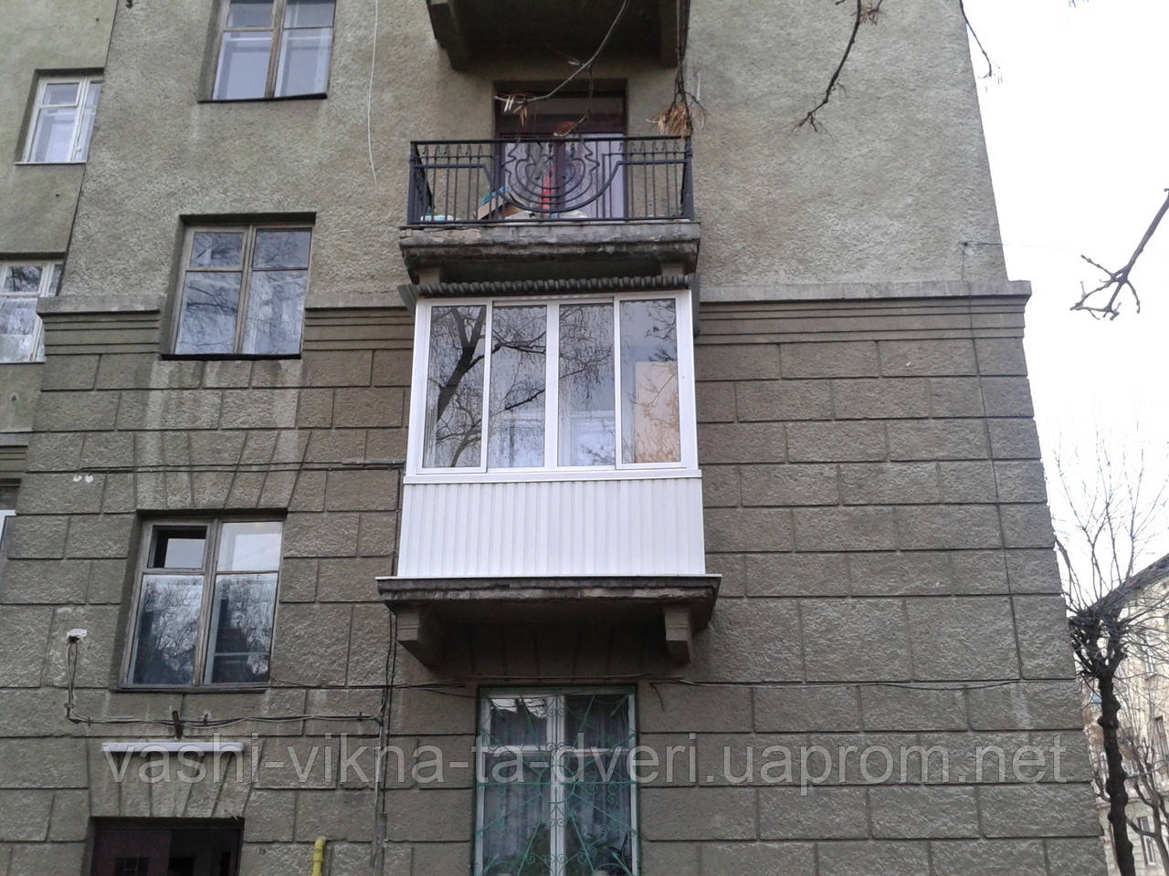 Балконний блок металопластиковий с доставкой - фото 6 - id-p14883295